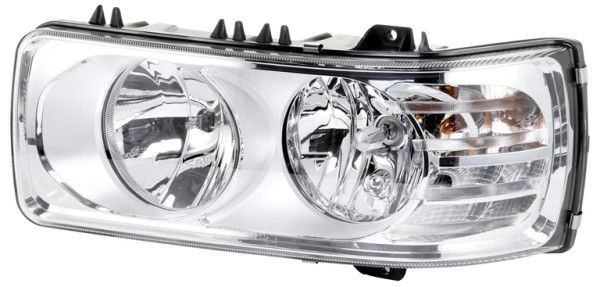 E8 6605 HELLA Left, P21W, H7/H1, H7, H1, FF, Halogen, 24V, with position light, with high beam, with indicator, with daytime running light (LED), for left-hand traffic, with bulbs Left-hand/Right-hand Traffic: for left-hand traffic, Vehicle Equipment: for vehicles without headlight levelling Front lights 1LJ 011 287-171 buy