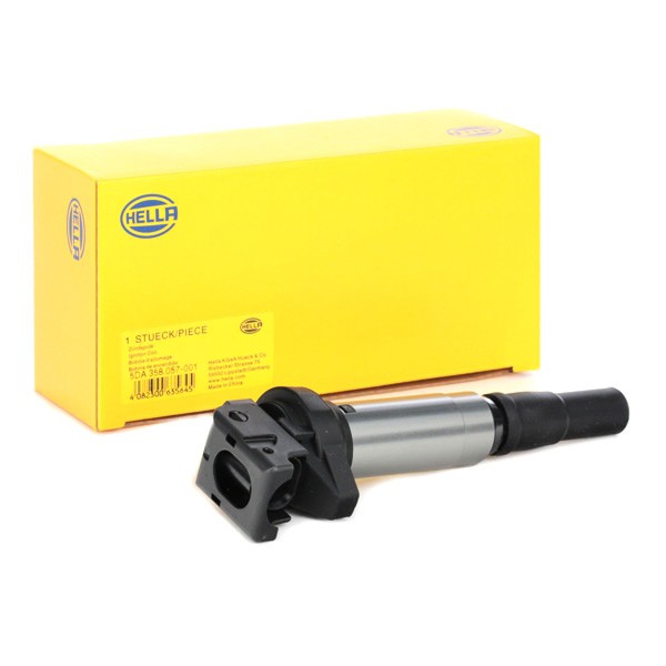 HELLA 4-pin connector, 12V, Flush-Fitting Pencil Ignition Coils Number of pins: 4-pin connector Coil pack 5DA 358 000-001 buy