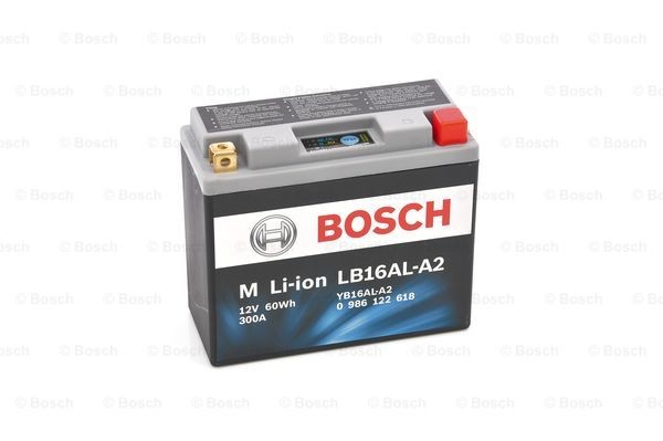BOSCH Batterie 12V 5Ah 300A B00 Li-Ionen-Batterie 0 986 122 618 DUCATI Mofa Maxi-Scooter