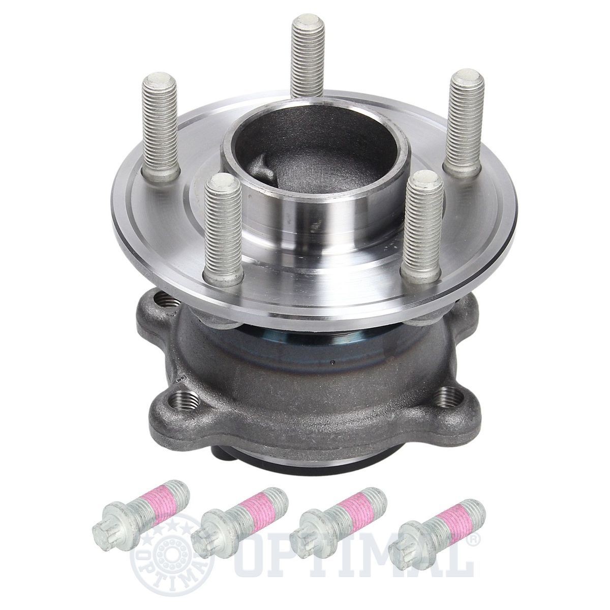 OPTIMAL 302509 Wheel bearing & wheel bearing kit with integrated ABS sensor, 136,5, 81,4 mm