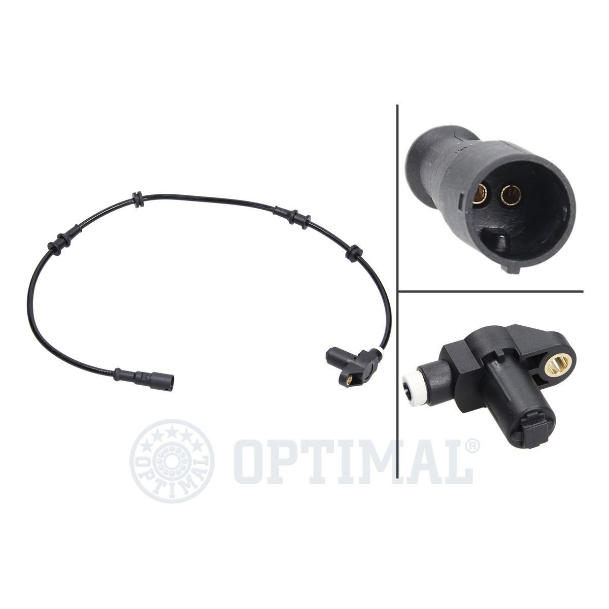 OPTIMAL 06-S514 ABS sensor Front Axle, Passive sensor, 690mm