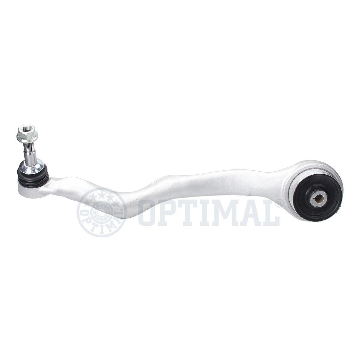 OPTIMAL G5-887 Suspension arm with ball joint, with rubber mount, Lower, Front, Front Axle, Left, Control Arm, Aluminium