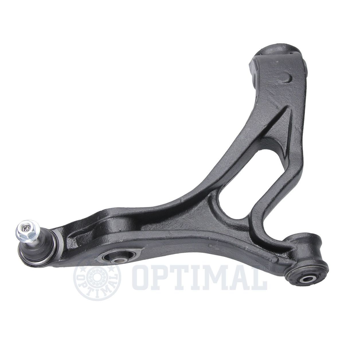 OPTIMAL with ball joint, with rubber mount, Lower, Front Axle, Left, Control Arm, Cast Steel, Cone Size: 20,3 mm Cone Size: 20,3mm Control arm G6-1460 buy