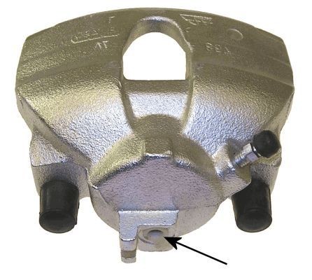 38234100 TEXTAR Brake calipers NISSAN grey, Cast Iron, without holder