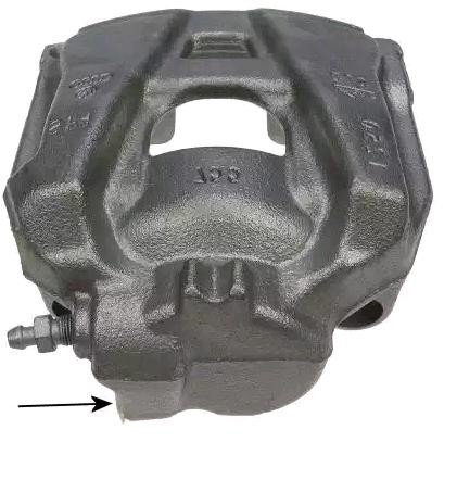 TEXTAR 38234500 Brake caliper grey, Cast Iron, without holder