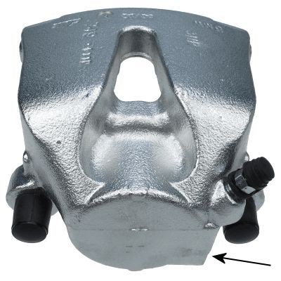 38239500 TEXTAR Brake calipers BMW grey, Cast Iron, without holder