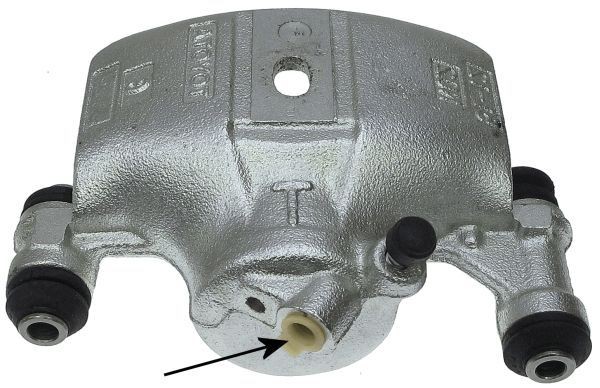 38228900 TEXTAR Brake calipers TOYOTA grey, Cast Iron, without holder