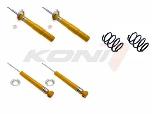 KONI 11402554 Suspension kit, coil springs / shock absorbers BMW E60 530d 3.0 211 hp Diesel 2002 price