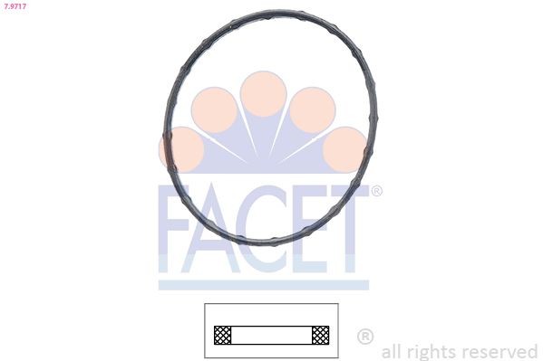 EPS 1.890.717 FACET Made in Italy - OE Equivalent Gasket, thermostat 7.9717 buy