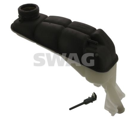SWAG 10 93 8916 Coolant expansion tank with coolant level sensor, without lid, with sensor