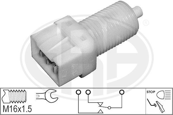 ERA Mechanical, M16 x 1,5, 3-pin connector Number of pins: 3-pin connector Stop light switch 330067 buy