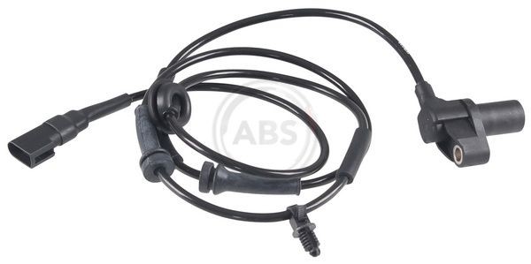 A.B.S. 30438 ABS sensor Passive sensor, 1230mm, 1340mm, 28mm, black