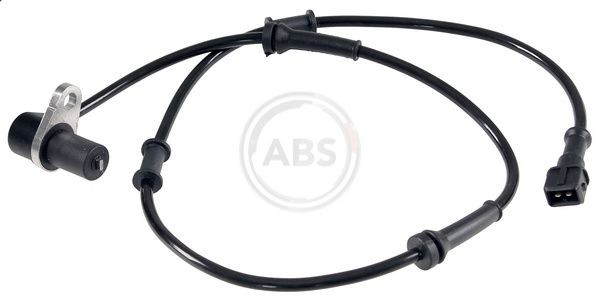 A.B.S. 30484 ABS sensor Passive sensor, 880mm, 980mm, 28mm, black