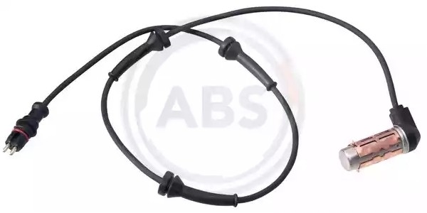 A.B.S. 30632 ABS sensor Passive sensor, 738mm, 840mm, 40mm, black