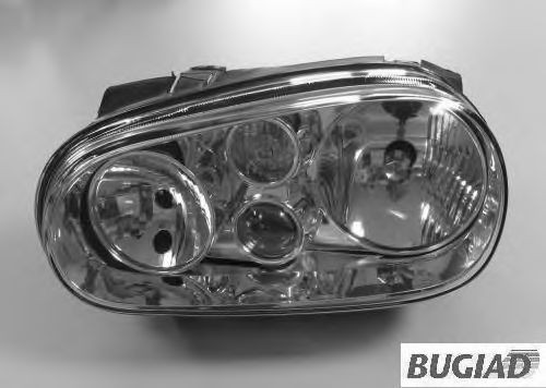 BUGIAD BSP20123 Headlight Left, H7, H3, H1, with front fog light, with indicator, without motor for headlamp levelling