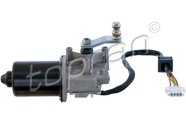 TOPRAN 407 978 Wiper motor 12V, Vehicle Windscreen, for left-hand drive vehicles, with drive arm