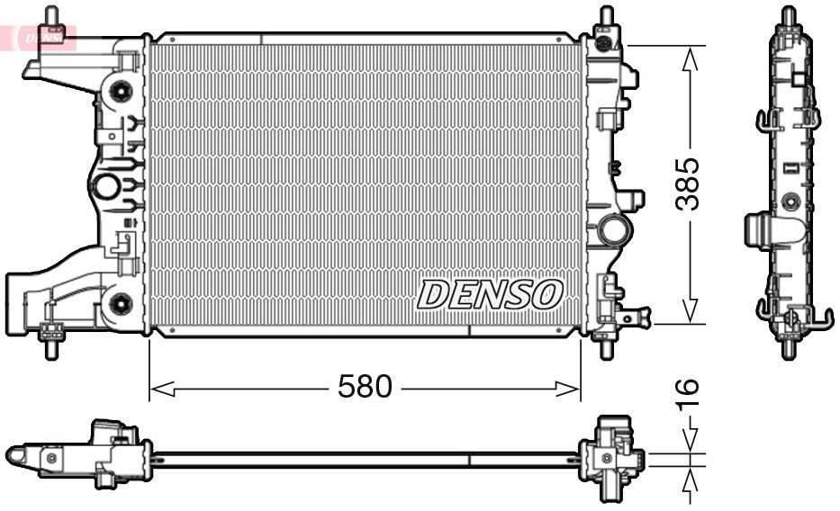 DENSO DRM20005 Engine radiator 1300300