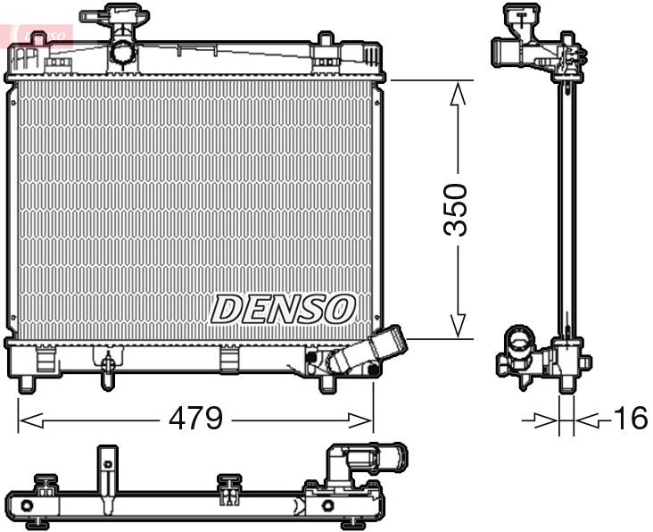 DENSO DRM50086 Engine radiator 16400-0Y060