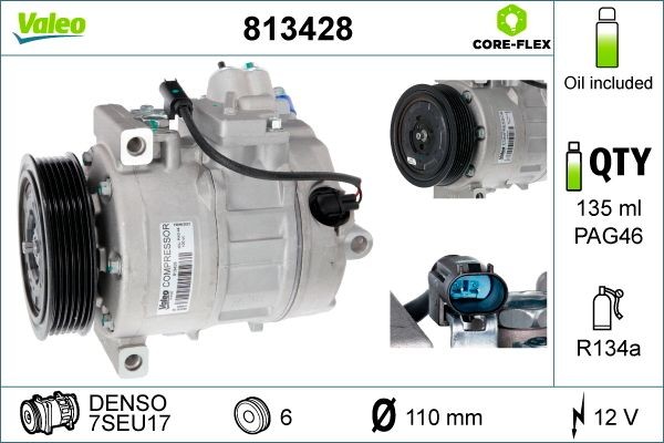 VALEO 813428 Air conditioning compressor BMW experience and price