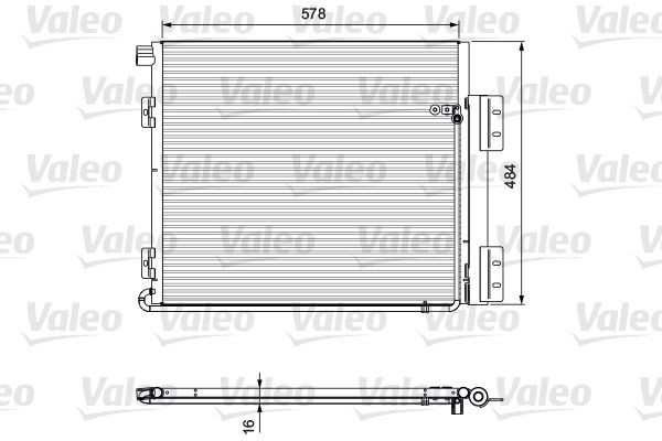 VALEO 815060 Klimakondensator für MAN TGM LKW in Original Qualität