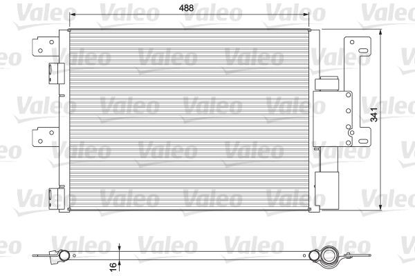 VALEO 815090 Klimakondensator für IVECO EuroCargo I-III LKW in Original Qualität