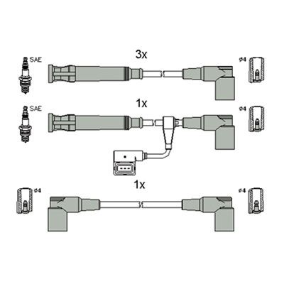 HITACHI 134805 Ignition Cable Kit