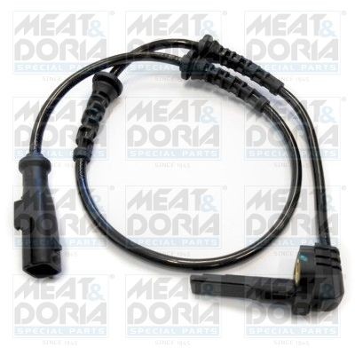 MEAT & DORIA 90501 ABS sensor Front Axle Right, Front Axle Left, Hall Sensor, 2-pin connector, 620mm