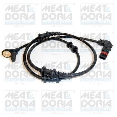 MEAT & DORIA 90574 ABS sensor Front Axle Right, Front Axle Left, Active sensor, 2-pin connector, 830mm