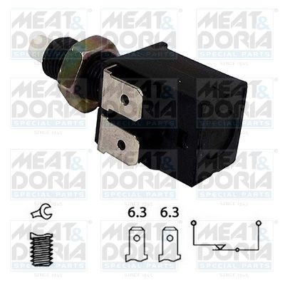 MEAT & DORIA 35006 Brake switch FORD Transit Mk3 Minibus (VE64) 2.9 i 145 hp Petrol 1991 price