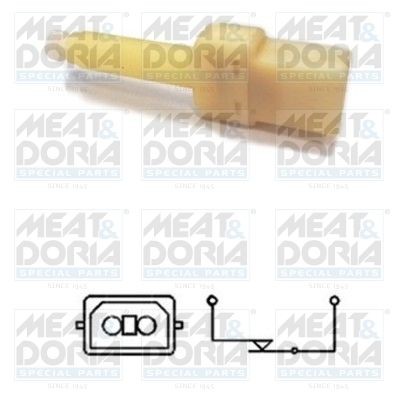 MEAT & DORIA 35014 Brake Light Switch 443945515