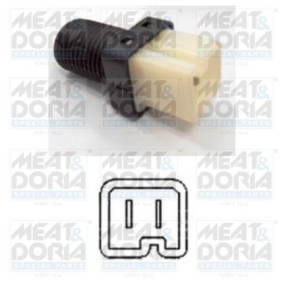 MEAT & DORIA 35017 Brake Light Switch Mechanical, 2-pin connector