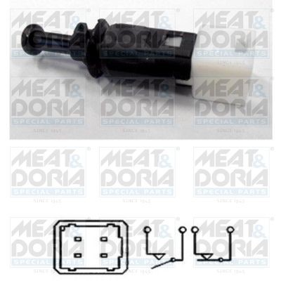 MEAT & DORIA 35033 Brake Light Switch 93852863