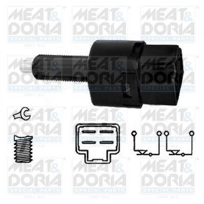MEAT & DORIA 35063 Brake Light Switch 2532 0JN 00A