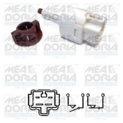 MEAT & DORIA 35071 Brake Light Switch 717 4258 8
