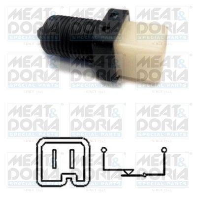 MEAT & DORIA 35076 Brake Light Switch Mechanical, 2-pin connector