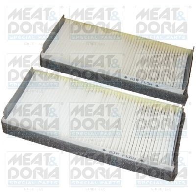 MEAT & DORIA 17163-X2 Innenraumfilter für MERCEDES-BENZ UNIMOG LKW in Original Qualität