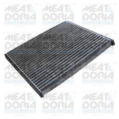 MEAT & DORIA Activated Carbon Filter, 211 mm x 211 mm x 17 mm Width: 211mm, Height: 17mm, Length: 211mm Cabin filter 17275K buy