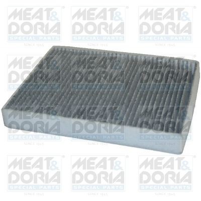 MEAT & DORIA 17300K Pollen filter Activated Carbon Filter, 276 mm x 218 mm x 30 mm