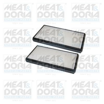 Microfiltro MEAT & DORIA Filtro antipolline, 316 mm x 170 mm x 30 mm, Plastica - 17301F-X2