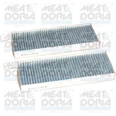 MEAT & DORIA Activated Carbon Filter, 290 mm x 95 mm x 30 mm Width: 95mm, Height: 30mm, Length: 290mm Cabin filter 17449K-X2 buy