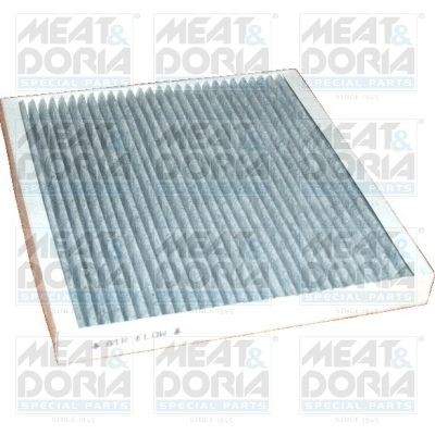 MEAT & DORIA Activated Carbon Filter, 250 mm x 235 mm x 25 mm Width: 235mm, Height: 25mm, Length: 250mm Cabin filter 17450K buy