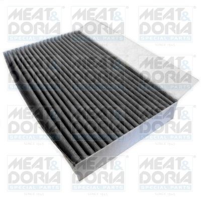 MEAT & DORIA 17504K Pollen filter Activated Carbon Filter, 257 mm x 150 mm x 35 mm