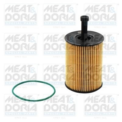 MEAT & DORIA 14028 Engine oil filter Filter Insert