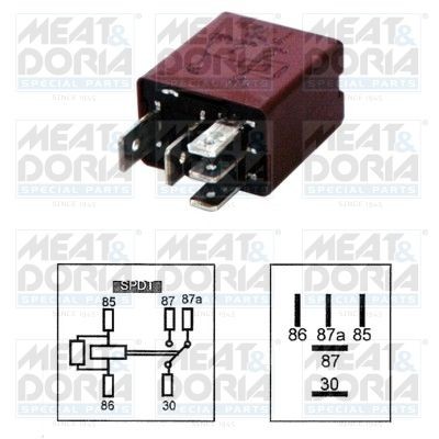 MEAT & DORIA 73232307 Multifunctional relay FIAT GRANDE PUNTO in original quality