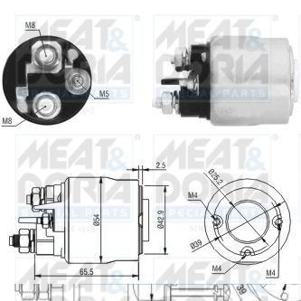 2494 MEAT & DORIA 46017 Starter motor 5802-Q7