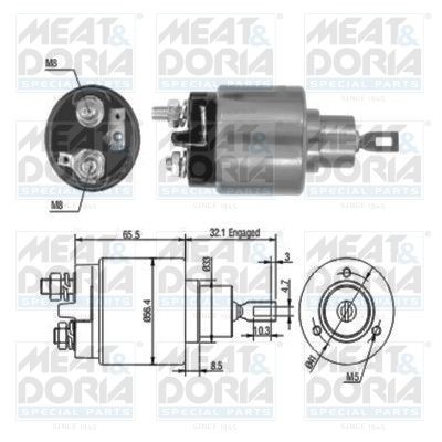 46030 MEAT & DORIA Starter motor solenoid PEUGEOT