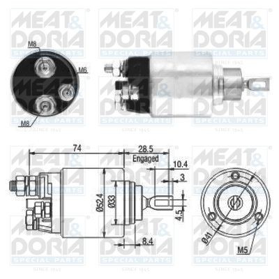MEAT & DORIA 46034 Magnetschalter Starter‎ Iveco in Original Qualität