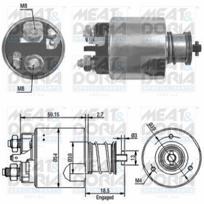 MEAT & DORIA 46087 Starter solenoid VOLVO experience and price