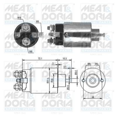 MEAT & DORIA 46093 Starter solenoid JEEP experience and price