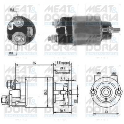 MEAT & DORIA 46097 Starter solenoid TOYOTA experience and price